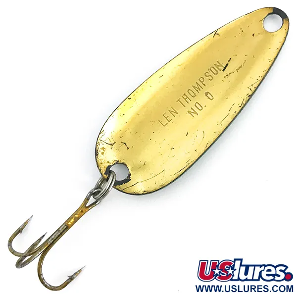 Len Thompson #0 Cuillère, Vert/Noir/Or, 17g, Action lente, #6765
