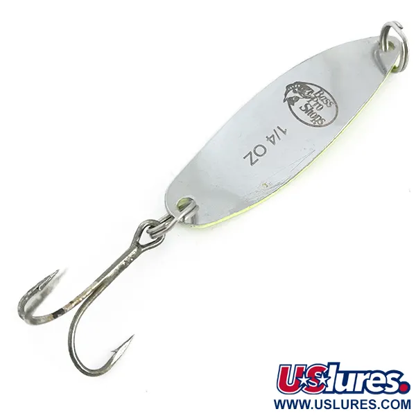 Bass Pro Shops Demon Dancer Cuillère, Chartreuse/Nickel, 7g, UV, #6771