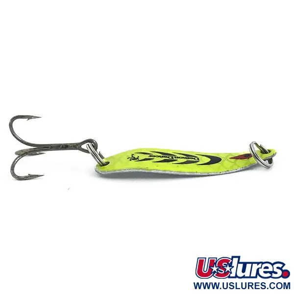 Bass Pro Shops Demon Dancer Cuillère, Chartreuse/Nickel, 7g, UV, #6771