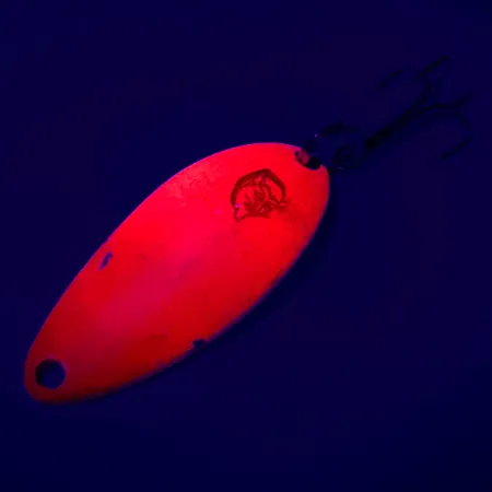 Eppinger Dardevle Devle Dog 5200 UV Cuillère, Rouge/Nickel, 7g, UV, #6773