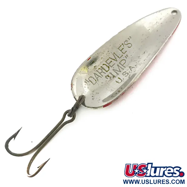 Eppinger Dardevle Imp Cuillère, Rouge/Blanc/Nickel, 11g, Lancer, #6782