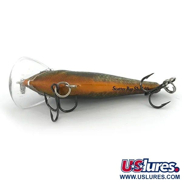 Rapala Scatter Rap Shad SCRS05 Poisson Nageur, BGL, 5g, Balsa, #6788