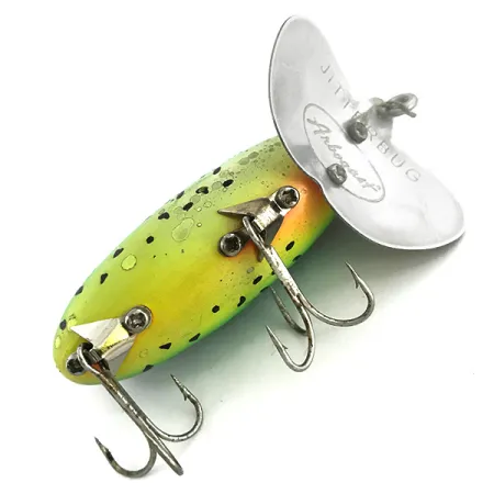 Fred Arbogast Jitterbug Leurre de Surface, Fire Tiger, 10g, #6808