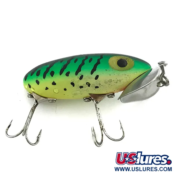 Fred Arbogast Jitterbug Leurre de Surface, Fire Tiger, 10g, #6808