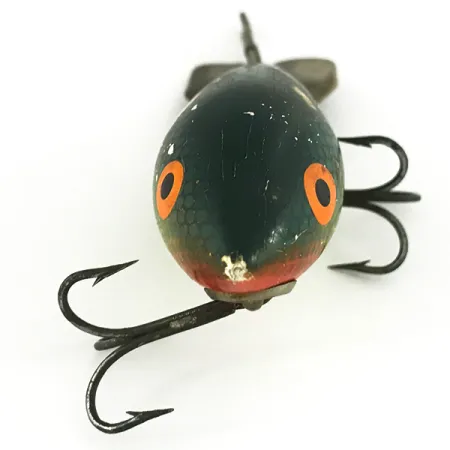 Bomber 400 series Poisson Nageur, Vert/Jaune, 12,5g, Leurre Bois, #6809