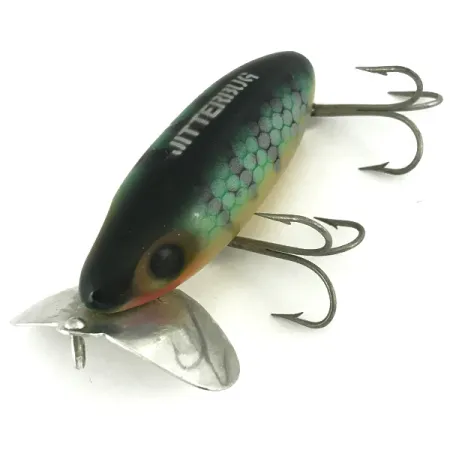 Fred Arbogast Jitterbug Leurre Surface, Perche, 14g, Bavette Métal, #6816