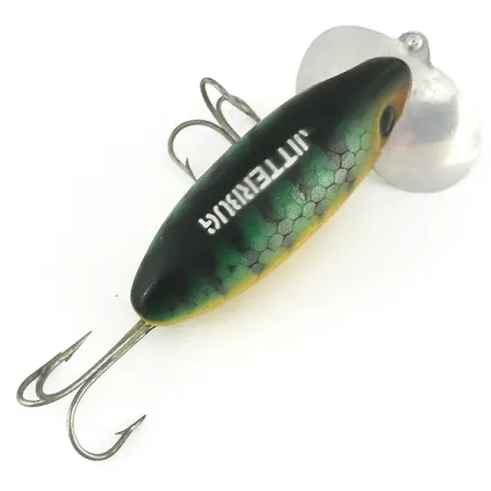 Fred Arbogast Jitterbug Leurre Surface, Perche, 14g, Bavette Métal, #6816