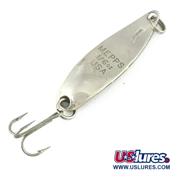 Mepps Syclops 00 Cuillère Ondulante, Argent, 4,5g, Écailles, #6820