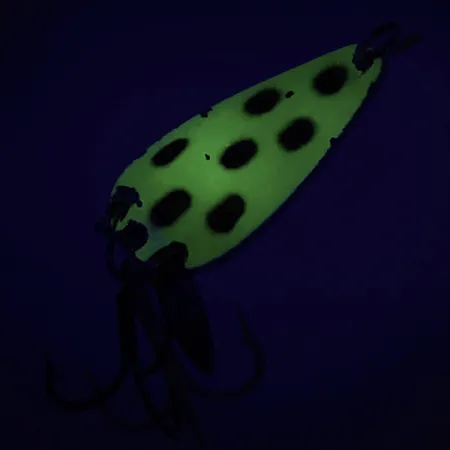 Marathon (with sonic blades) Cuillère, Vert, 6cm, Phosphorescent, #6821