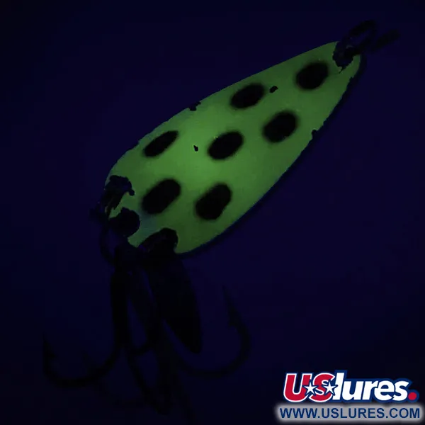 Marathon (with sonic blades) Cuillère, Vert, 6cm, Phosphorescent, #6821