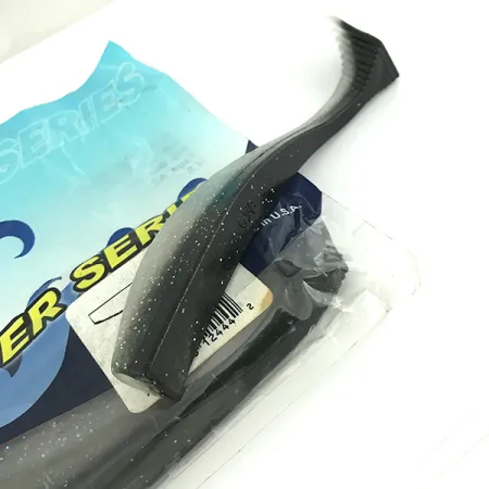 Yamamoto Saltwater series Leurre Souple, Black/Hologram Belly, #6830