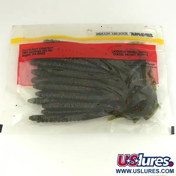 Zoom Super Salt Plus leurre souple, Avocado, 12.7cm, corps annelé, #6832