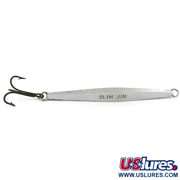 MIKE'S Slim Jim Jig, Nickel, 44g, Profil Effilé, #6849