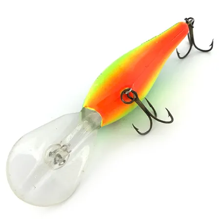 Mann's Depth Plus Ol' Homer Crankbait, Jaune / Vert, 8 cm, #6862