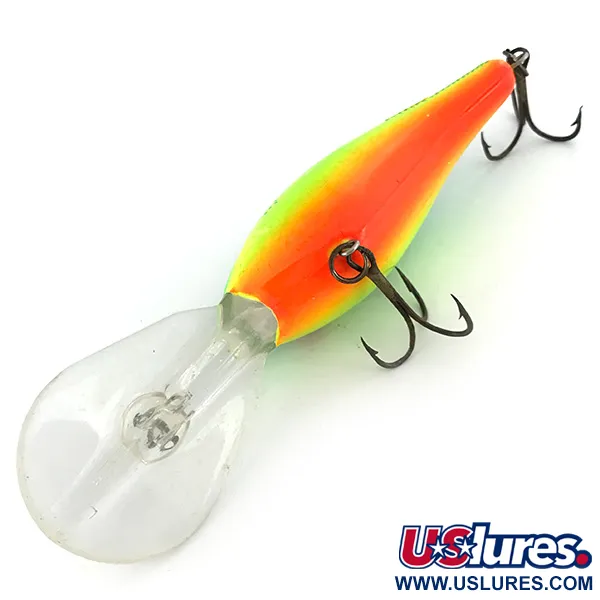 Mann's Depth Plus Ol' Homer Crankbait, Jaune / Vert, 8 cm, #6862