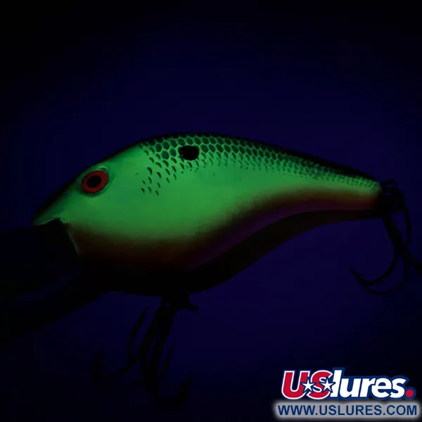 Mann's Depth Plus Ol' Homer Crankbait, Jaune / Vert, 8 cm, #6862