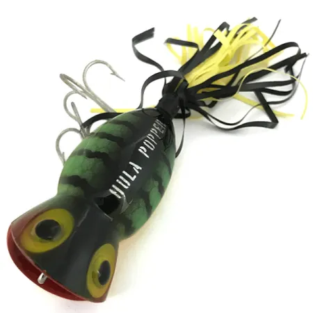 Fred Arbogast Hula Popper Popper, Perche, 14g, Jupe, #6863