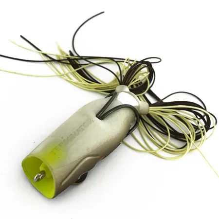 Terminator Popping Frog Leurre Surface, Marron, 14g, Anti-herbe, #6865