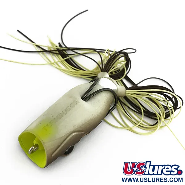 Terminator Popping Frog Leurre Surface, Marron, 14g, Anti-herbe, #6865