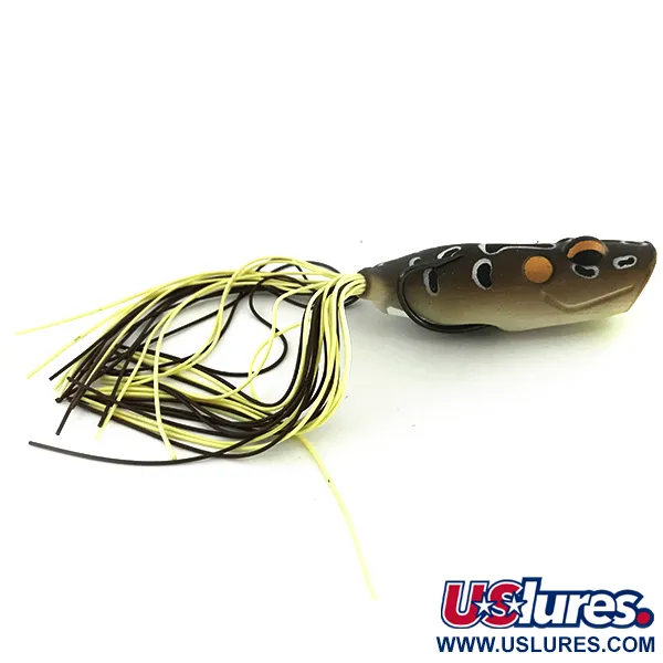 Terminator Popping Frog Leurre Surface, Marron, 14g, Anti-herbe, #6865