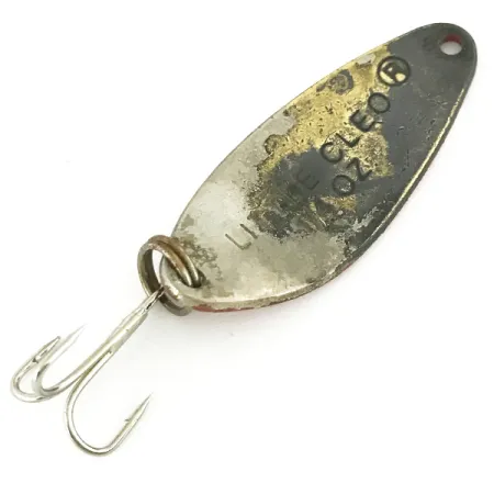 Acme Little Cleo Cuillère, Rouge/Blanc/Nickel, 7g, Vintage, #6873