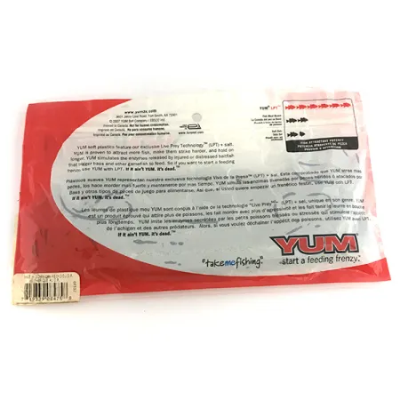 YUM DOOZE Leurre souple, June Bone, 20 cm, Skirted Tail, #6888