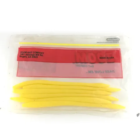 Zoom Finesse Worm leurre souple, Yellow, 15cm, Finesse, #6890