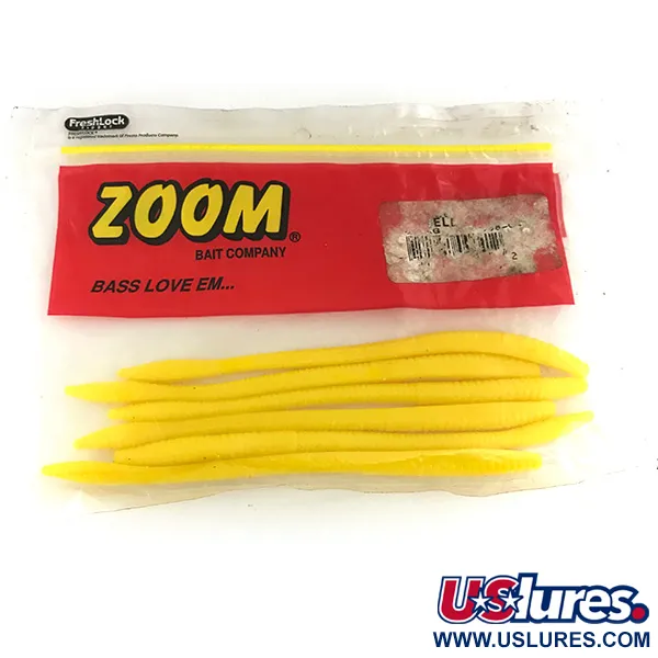 Zoom Finesse Worm leurre souple 6pcs