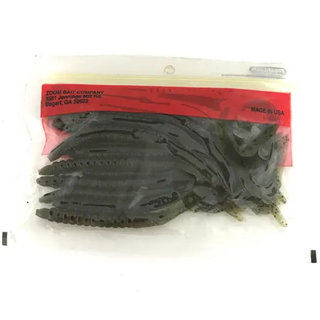 Zoom Super Salt Plus Leurre Souple, Green Pumpkin, 17cm, U-Tale, #6892