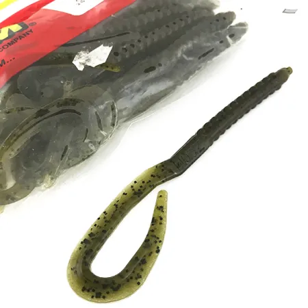 Zoom Super Salt Plus Leurre Souple, Green Pumpkin, 17cm, U-Tale, #6892