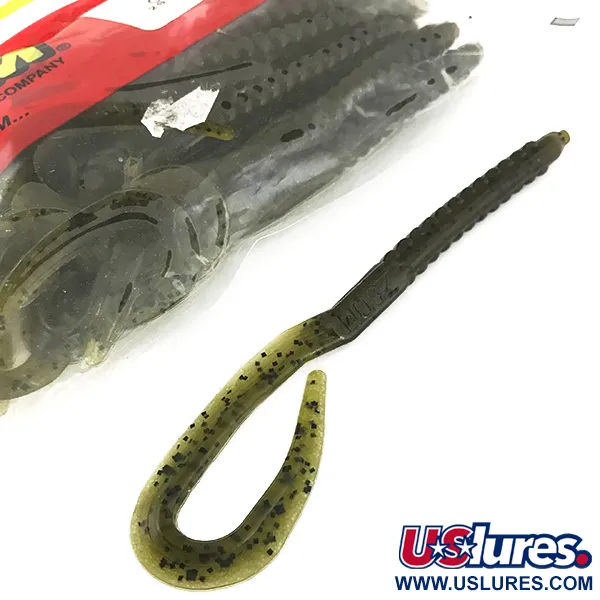 Zoom Super Salt Plus Leurre Souple, Green Pumpkin, 17cm, U-Tale, #6892