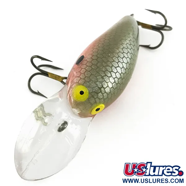 Bomber model 6A Crankbait, Perle Noire, 11g, Billes Bruiteuses, #6899