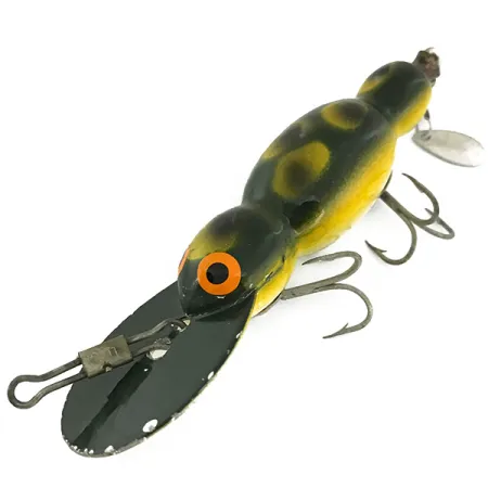 Bomber Water Dog Leurre, Grenouille jaune, 9g, Bois de balsa, #6901
