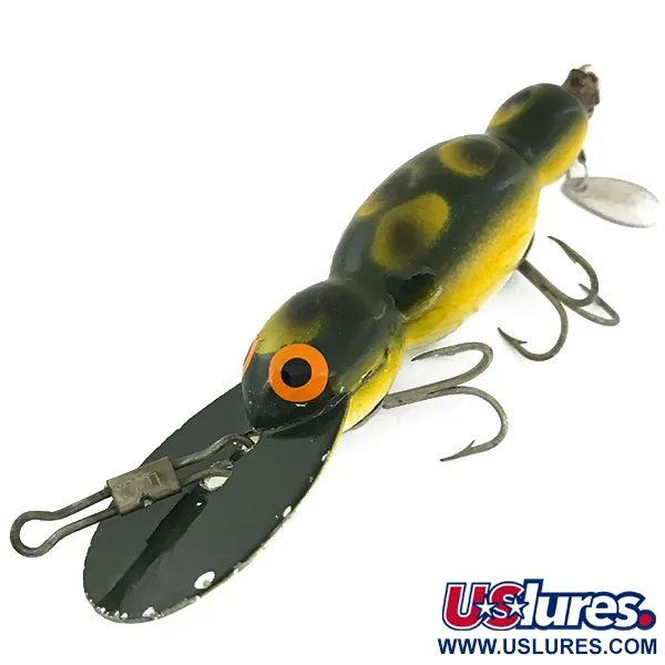 Bomber Water Dog Leurre, Grenouille jaune, 9g, Bois de balsa, #6901