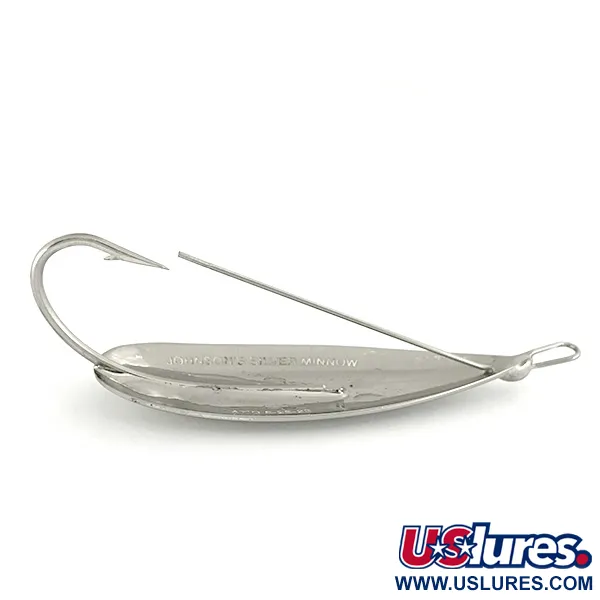 Cuillère Weedless Johnson Silver Minnow, Nickel, 14g, Anti-herbe, #6913