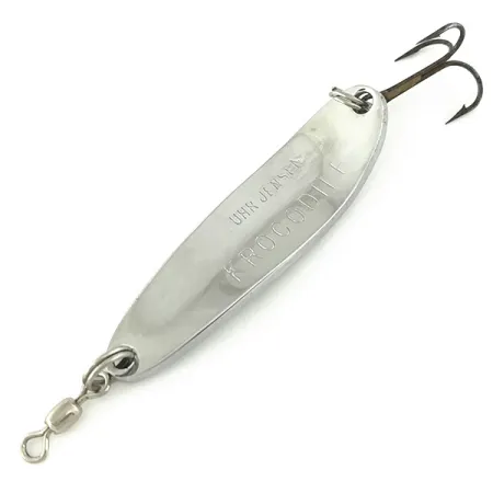 Luhr Jensen Krocodile Die #3 Cuillère, Nickel martelé, 14g, #6914