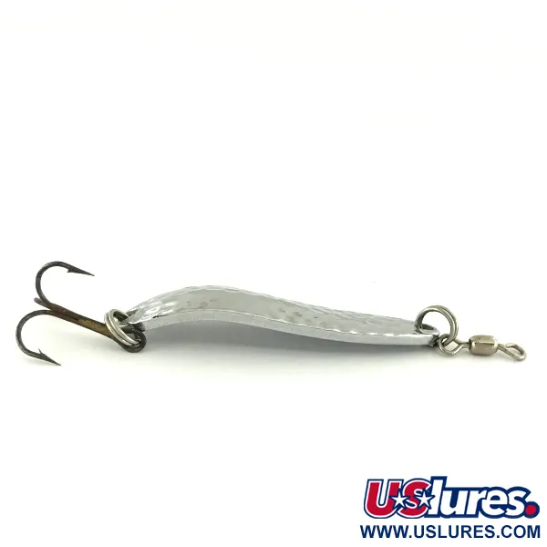 Luhr Jensen Krocodile Die #3 Cuillère, Nickel martelé, 14g, #6914