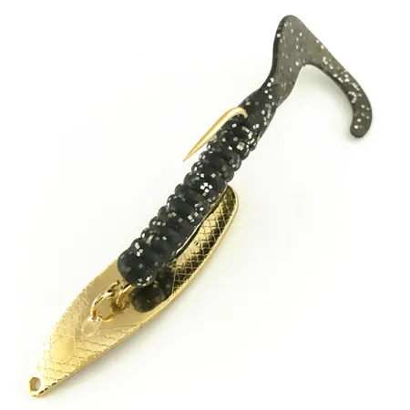 Mepps Timber Doodle 0 Cuillère Anti-Herbe, Or / Noir, 8g, Weedless, #6915