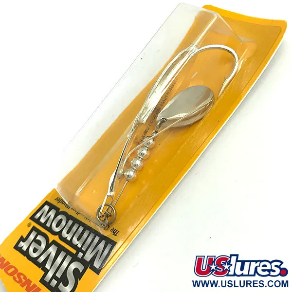 Johnson Silver Minnow Weedless Cuillère, Argent, 14g, Anti-herbe, #6922