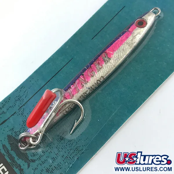 Luhr Jensen Deep Stinger UV Jig, Argent / Rouge, 21g, UV-réactif, #6927