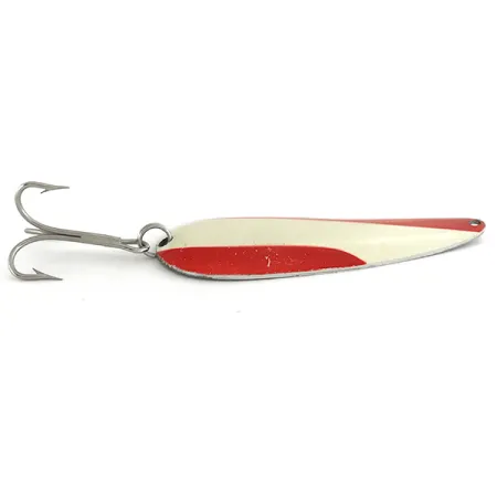 Nebco Aqua Spoon Cuillère, Rouge / Blanc / Nickel, 21g, USA, #6928