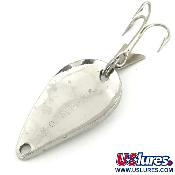 Acme K.O. Wobbler Cuillère, Nickel, 7g, Sonic Flipper Tail, #6931