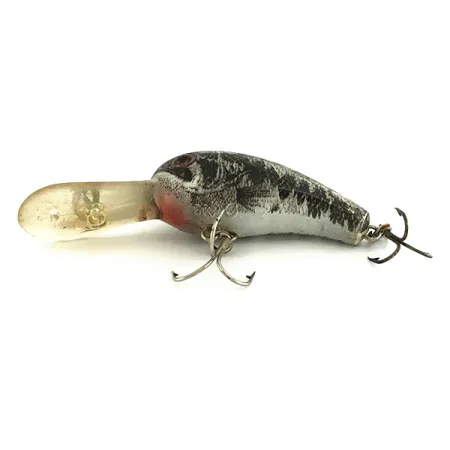 Cotton Cordell Big O Crankbait, Black/Silver/Gold, 10g, Flottant, #6944