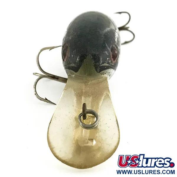 Cotton Cordell Big O Crankbait, Black/Silver/Gold, 10g, Flottant, #6944