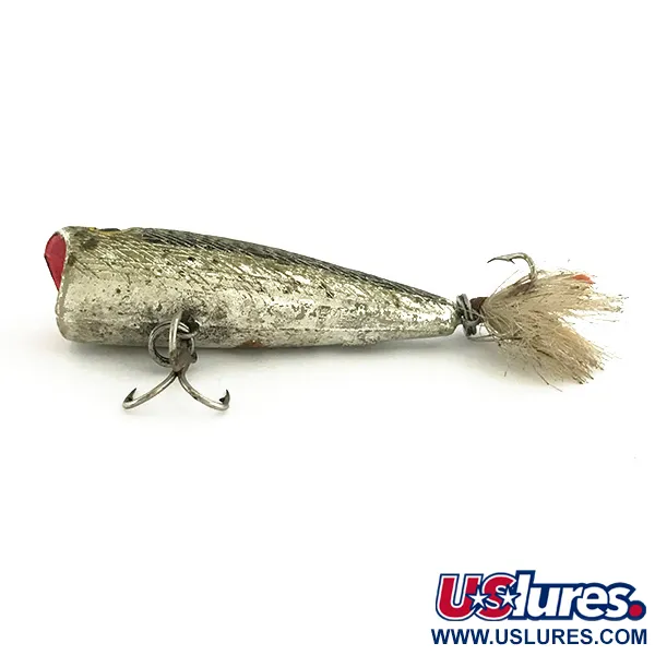 Rebel POP-R Popper, Noir Argenté, 7g, Triple Plumé, #6961