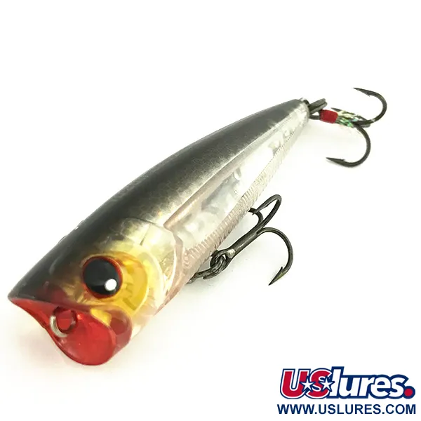 Yo-Zuri 3DB Popper, Anthracite/Clear, 10g, Finition 3D Prism, #6967