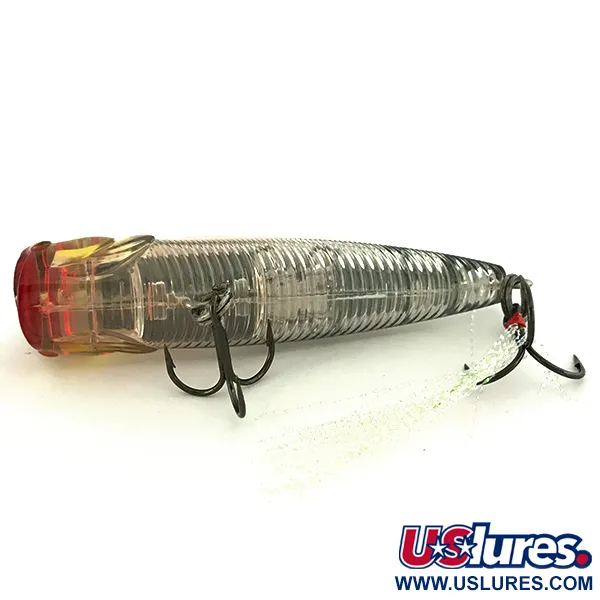 Yo-Zuri 3DB Popper, Anthracite/Clear, 10g, Finition 3D Prism, #6967