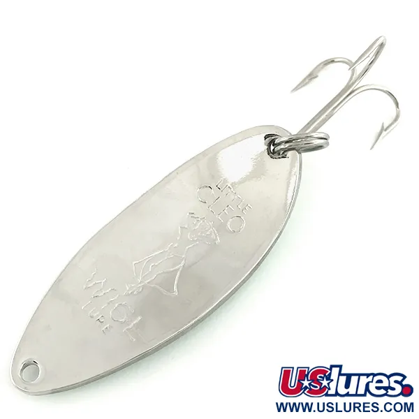 Cuillère Seneca Little Cleo (Hula Girl) Glow, Blanc/Vert/Nickel, 18g, #6969