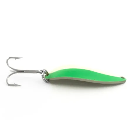 Cuillère Seneca Little Cleo (Hula Girl) Glow, Blanc/Vert/Nickel, 18g, #6969