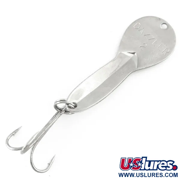 Acme Dazzler #2 Cuillère, Nickel / Vert, 7g, Vintage, #6981